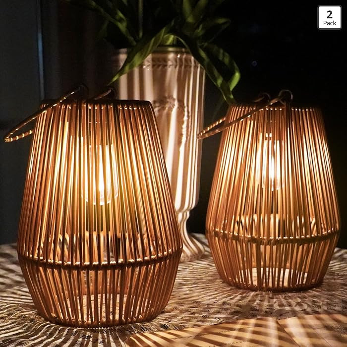 Solar Lanterns, KagoLing Solar Lanterns Outdoor Waterproof Gifts for Women Hanging Lights Outdoor... | Amazon (US)