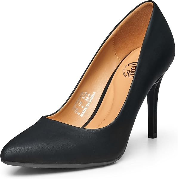 Trary Women\u2019s High Heel Dress Pump Pointed Toe Shoe Classic Office Special Dressy Casua Wedd... | Amazon (US)