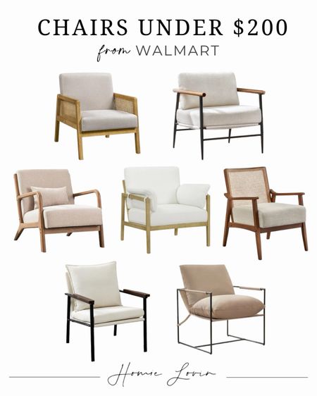 Chairs Under $200 from Walmart! Massive Savings!

furniture, home decor, interior design, upholstered chair, accent chair, armchair #Walmart#LTKsalealert #LTKhome

Follow my shop @homielovin on the @shop.LTK app to shop this post and get my exclusive app-only content!

#LTKSaleAlert #LTKHome #LTKSeasonal