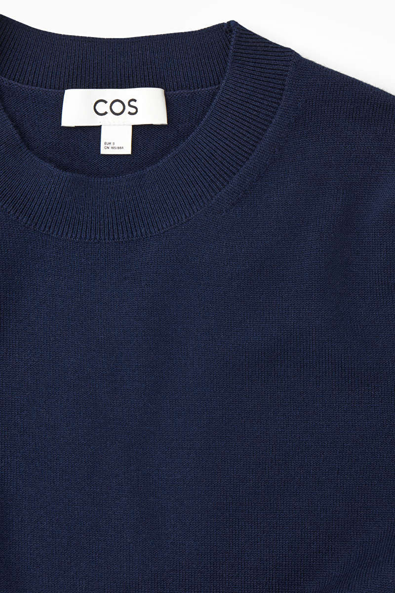 HANDKERCHIEF-HEM MERINO WOOL MIDI DRESS | COS (EU)