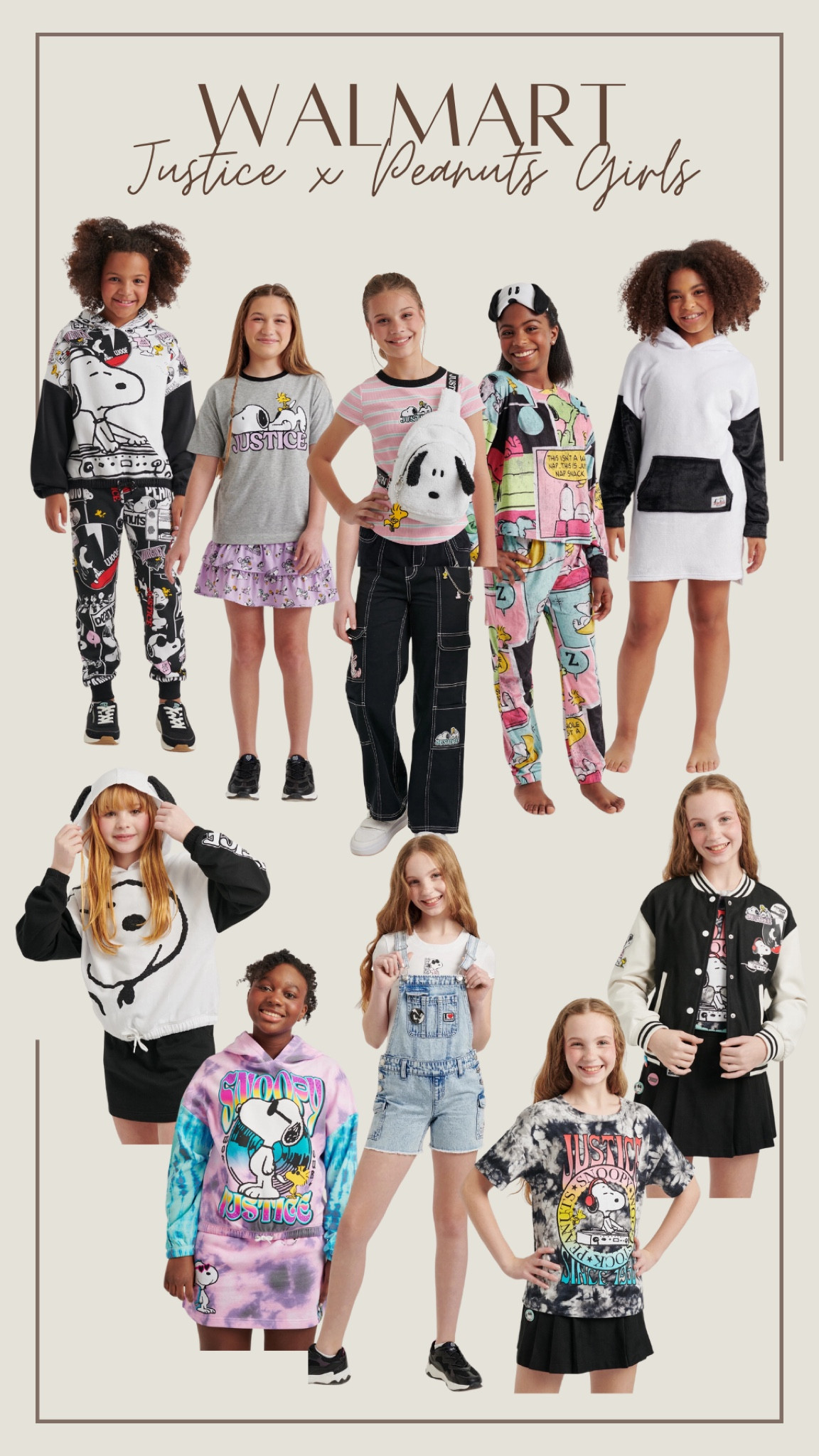 This new Justice x Peanuts line is so good for girls back to school looks ✏️✨ #walmartpartner #walmart #walmartfashion @walmart @walmartfashion