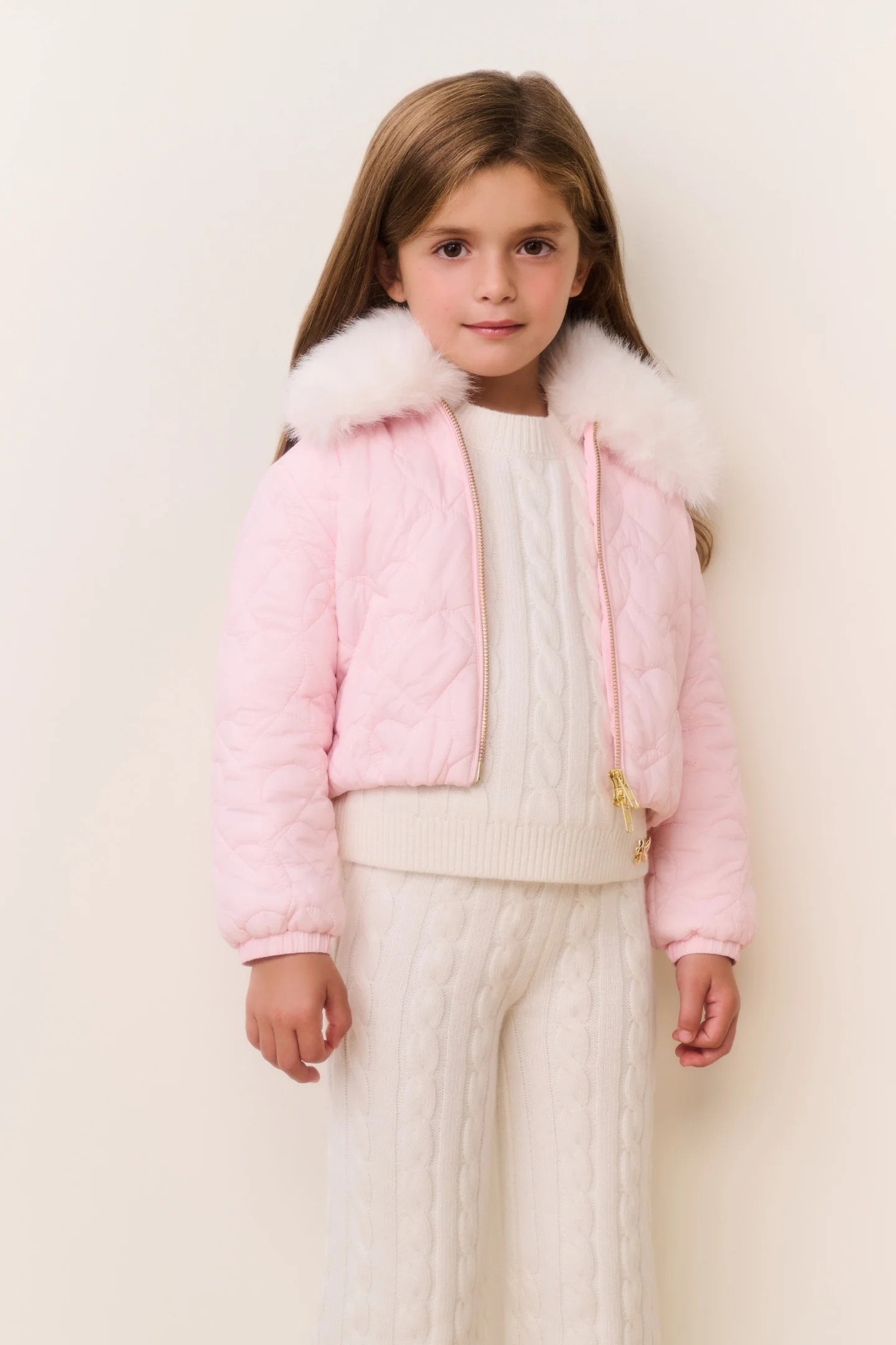 Little Girls Mini Sandria Puffer | LoveShackFancy
