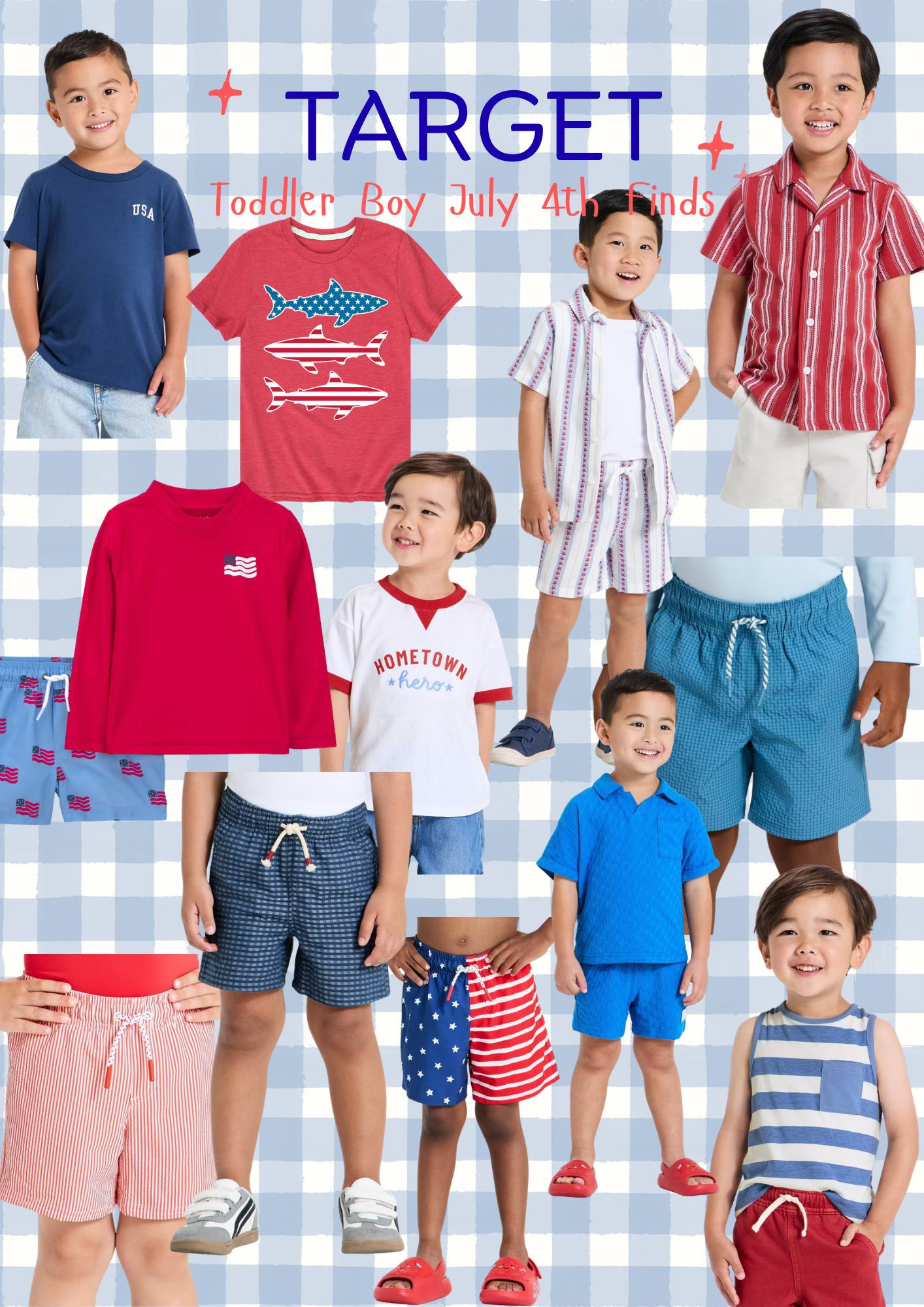 🧢 Target July 4th Toddler Boy Finds 🇺🇸
Celebrate in style with these adorable Target picks for little boys! From patriotic graphic tees and comfy shorts to matching sets perfect for all-day play, these outfits are made for cookouts, fireworks, and making summer memories. ❤️🤍💙
Shop my favorite July 4th finds through my LTK before they sell out!

#LTKmomlife #LTKSeasonal #LTKKids