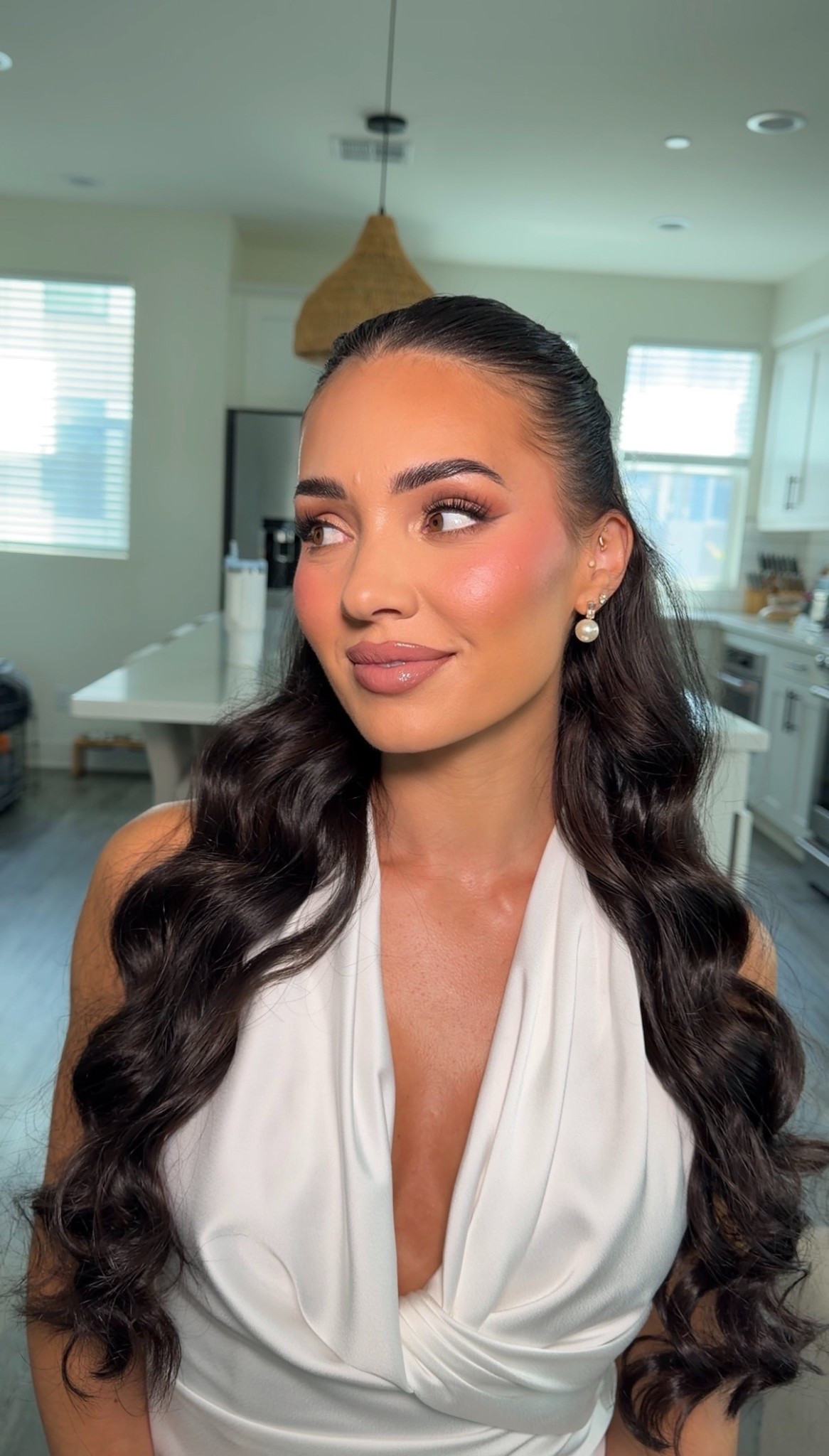 Rosy glam inspo 
