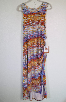 Daily Practice Anthropologie Dress Womens 3X Maxi Ruched Boho Beachy Plus Size | eBay US