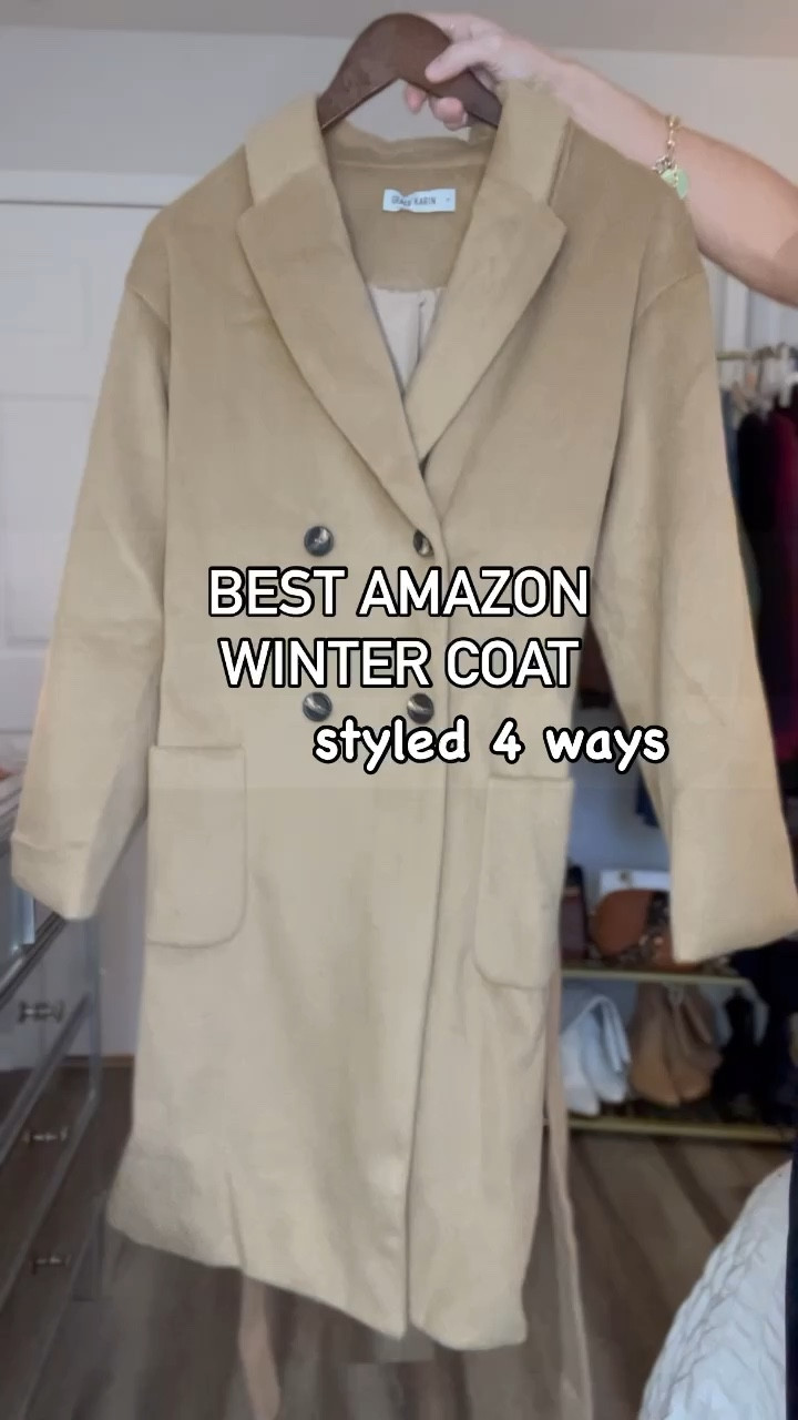 Amazon winter coat, I’m serious. It’s fully lined, so warm, soft and such high quality! Love the oversized fit, so great to wear with sweatsuits and bulkier winter clothing. Comes in 5 colors and its under $65! 

Winter coat / outerwear / trench coat / wool / Everyday style  / winter outfit  / loungewear / Amazon fashion / Athleisure / affordable fashion / effortless fashion / casual style / casual / comfy / cozy fashion / amazon fashion must have 

#wintercoat #outerwear #winterfashion #trenchcoat #winteressentials #comfystyle #cozyoutfit #woolcoat #cozystyle #peacoat #casualoutfits #winteroutfit #leggingfriendly #sweatsuit #amazonfashionfind #affordablefashion #amazonfashion #casualstyle #everydayoutfit #amazonmusthave #comfyoutfit #styleforless #discoverunder5k #effortlessfashion #ltkunder50 #coat #ltkunder100 #oversizedcoat

#LTKSeasonal #LTKstyletip #LTKfindsunder100