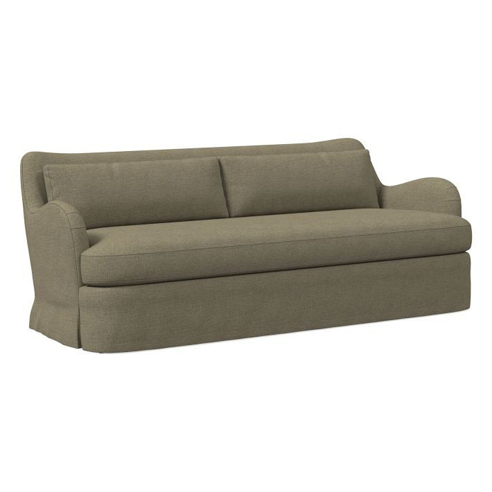 Sophie Skirted Slipcover Sofa (62"–82") | West Elm (US)