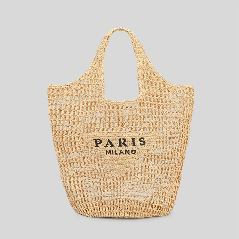 New Woven Bag, Straw Mesh Tote Bag, Beach, Shoulder Bag, Hobo Women, Foldable Large Capacity, for... | Walmart (US)