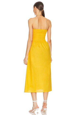 Madella Midi Dress in Citrus | Revolve Clothing (Global)