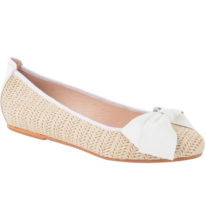 patricia green St. Tropez Bow Raffia Flat (Women) | Nordstrom | Nordstrom
