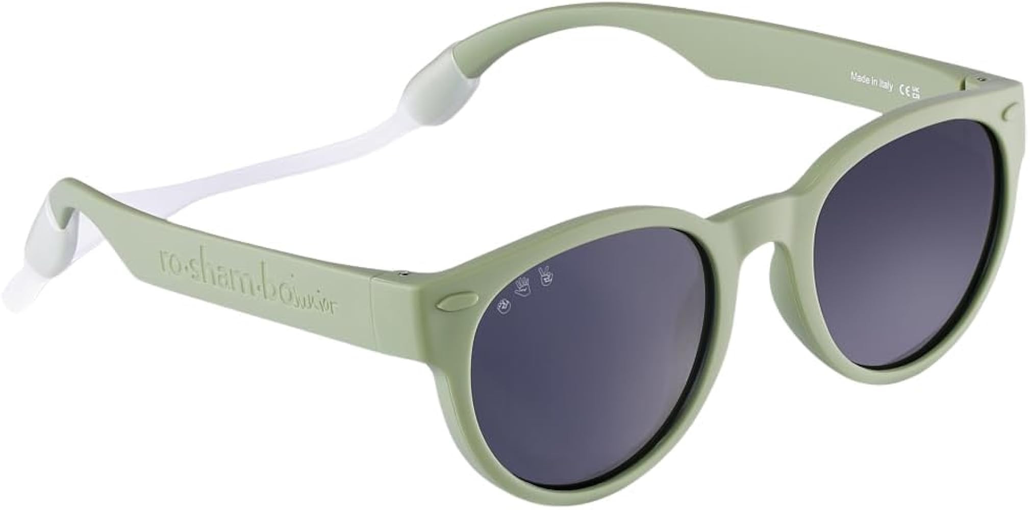 ROSHAMBO Unbreakable Baby Sunglasses - Italian Made Polarized with Strap - BPA Free Boys Girls - ... | Amazon (US)
