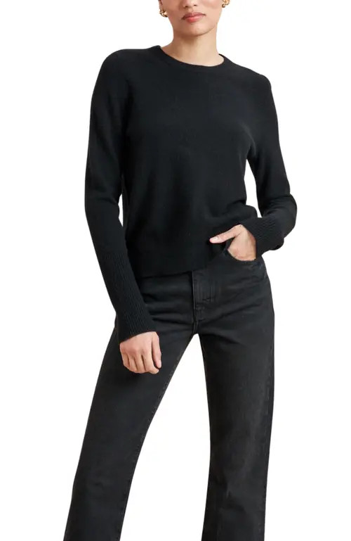 La Ligne Solid Lean Lines Sweater in Black at Nordstrom, Size Small | Nordstrom