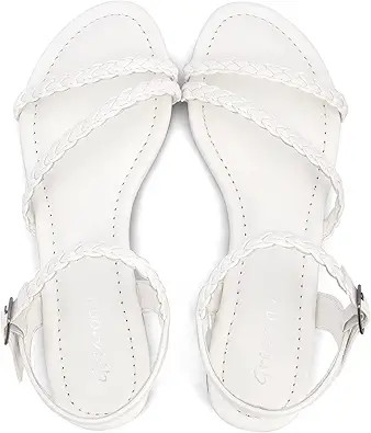 Greatonu Women’s Flat Sandals Slip On Summer Gladiator Open Toe Braided Slingback Shoes       
... | Amazon (US)