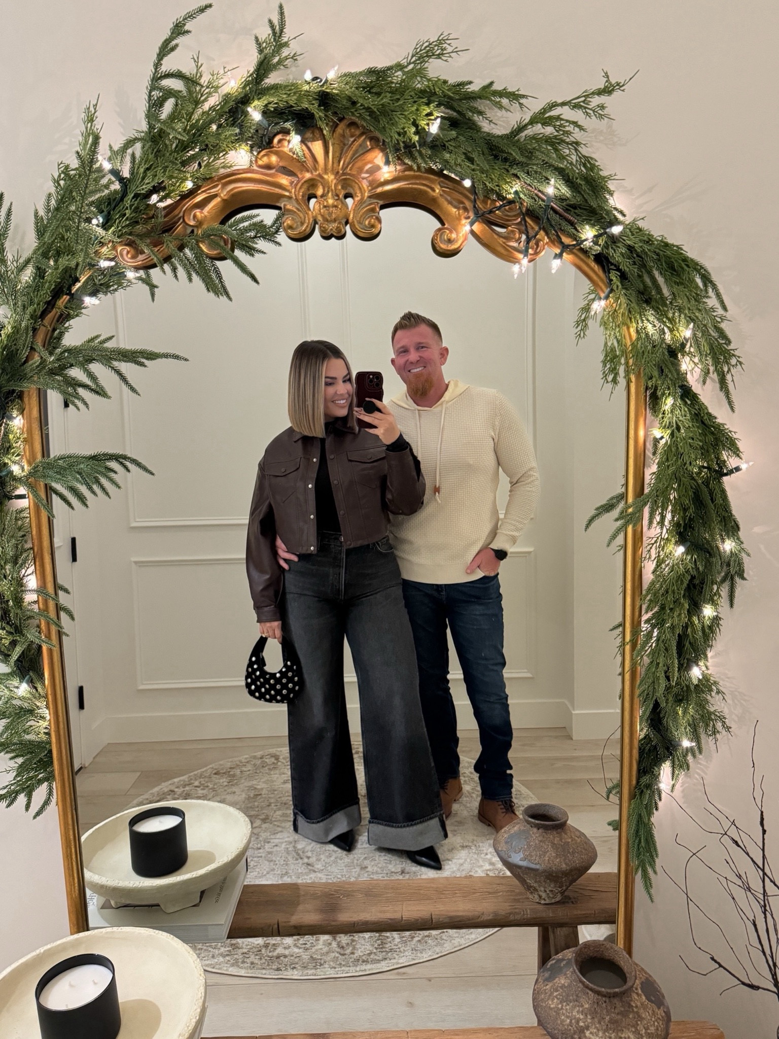 Jeans 31 ( agolde ) I also linked others I really like as well. 
Bodysuit M 
Jacket L 
Nates sweater xl 
Nates Jeans 34x32

Follow my shop @shaynaslife on the @shop.LTK app to shop this post and get my exclusive app-only content!

#