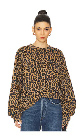 ANINE BING Miles Sweatshirt in Brown. - size S | Revolve Clothing (Global)