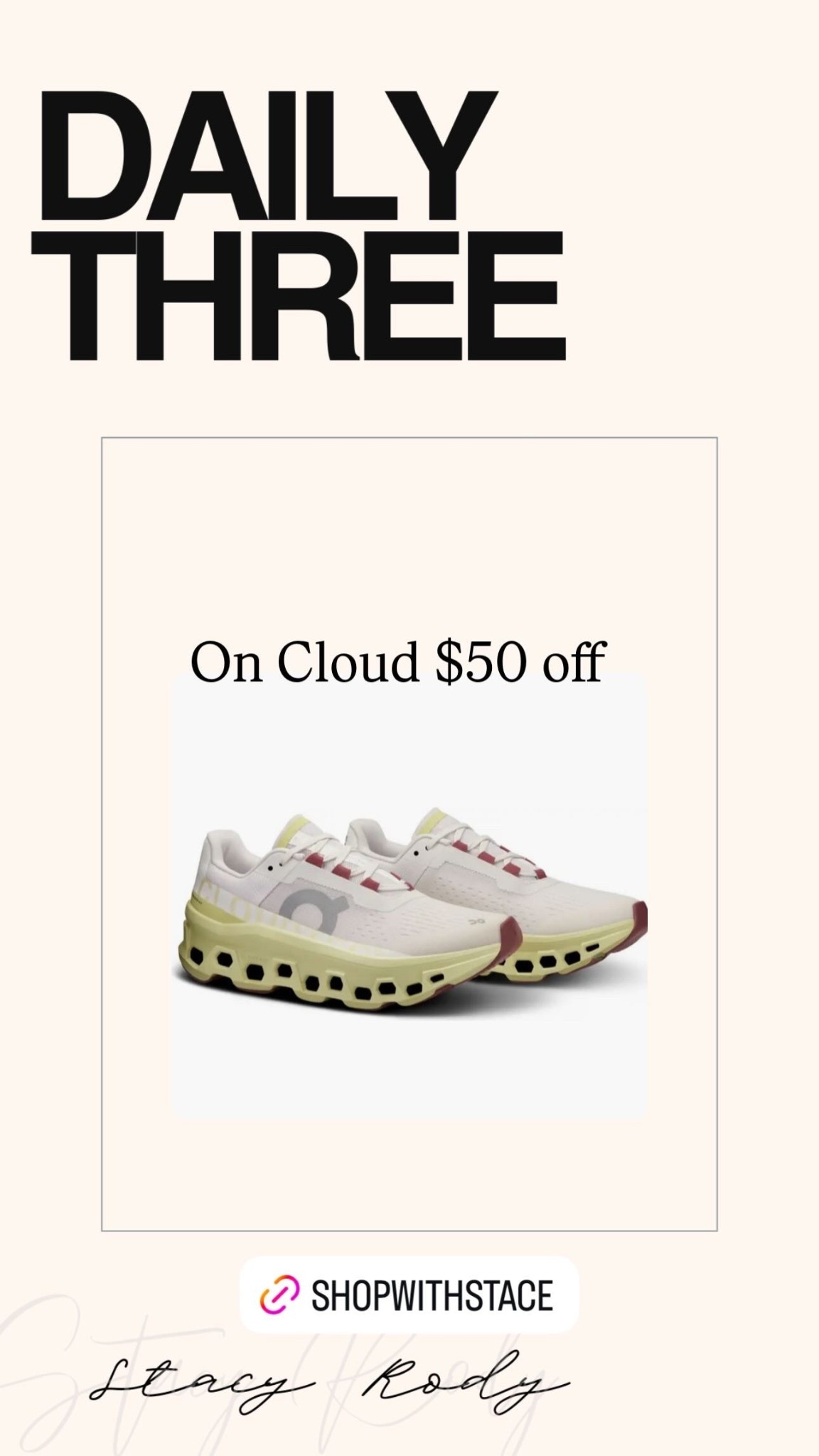 On Cloud Cloud Monster $50 off 
NSale 
Nordstrom Anniversary sale 

#LTKSaleAlert #LTKShoeCrush #LTKActive
