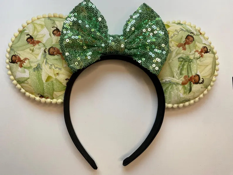 Princess Tiana Inspired Mouse Ears - Etsy | Etsy (US)