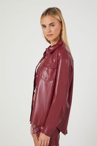 Faux Leather Shacket | Forever 21 (US)