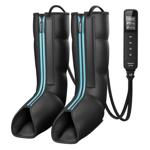 CINCOM Leg Massager for Circulation and Pain Relief, Air Compression Massager for Foot and Leg Helpful for Lymphedema Edema Restless and Relaxation Birthday Gift for Women Men | Amazon (US)