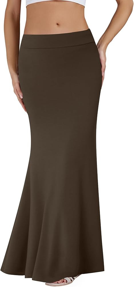 KIFOVEN Women's Casual Striped Print High Waist Maxi Long Pencil Skirt | Amazon (US)