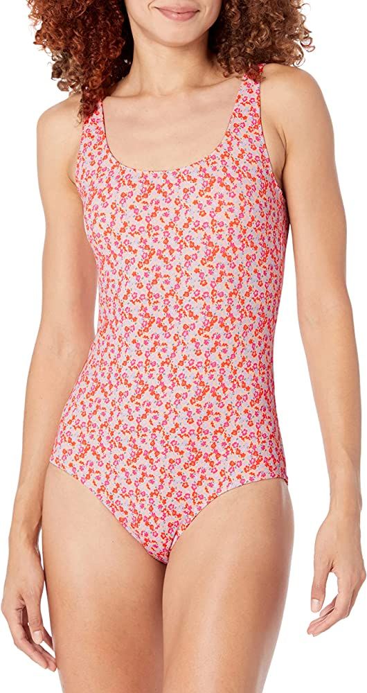 Amazon Essentials Women's One-Piece Coverage Swimsuit (Available in Plus Size) | Amazon (US)