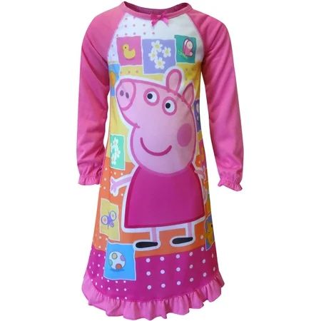 Komar Kids Girls' Peppa Pig Favorite Things Toddler Nightgown 2T | Walmart (US)