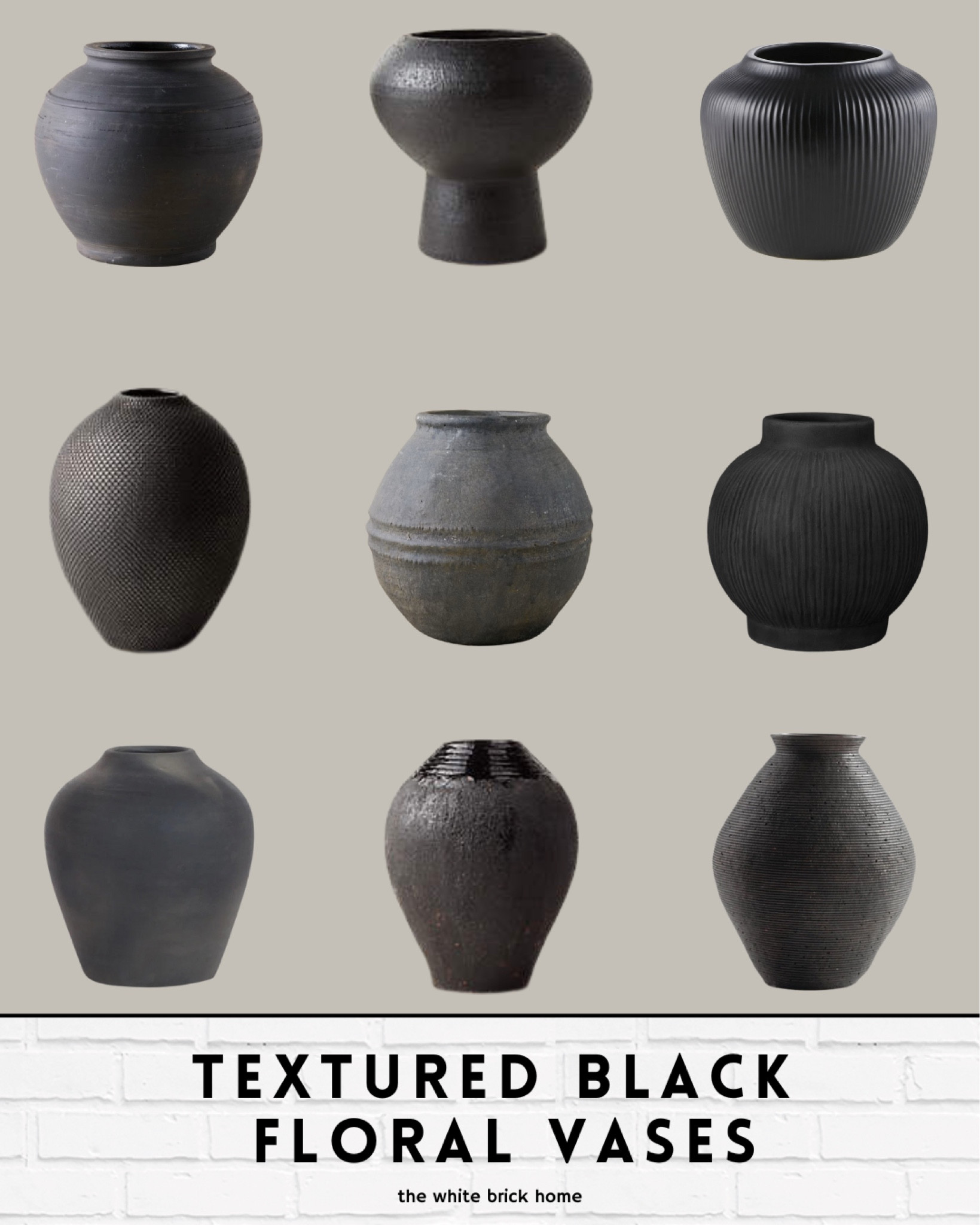 A round up of beautiful, textured vases that you can keep out year round! 

Vase, black vase, home decor, home finds, textured vase, found vase, home accessories, living room decor, kitchen decor, dining room decor, Wayfair, Amazon, pottery barn, magnolia home 

#LTKHome #LTKFindsUnder50 #LTKFindsUnder100