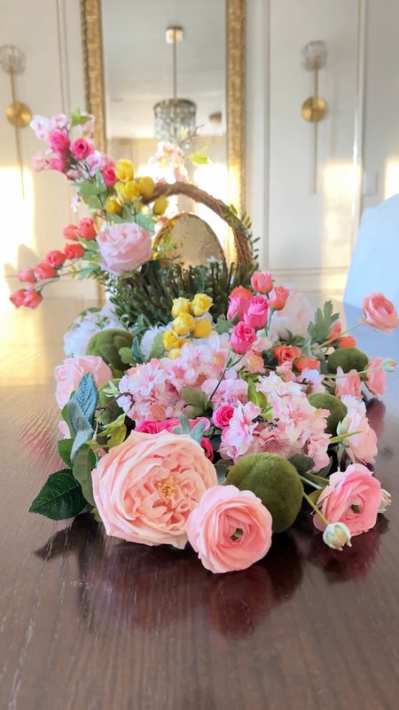 Secret garden Easter table centerpiece 

#LTKhome #LTKSeasonal #LTKVideo