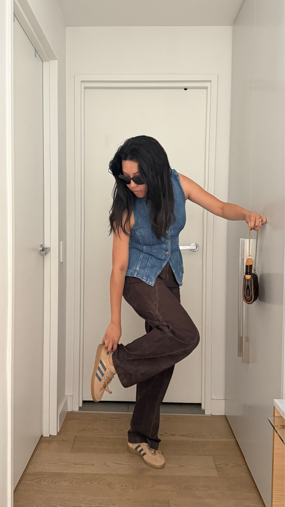 Pinterest inspired outfit Day 13 !

#brownjeans #blueandbrown #summerwear #denimvest #ootddaily #oldmoneystyle 

#LTKFashionMonth #LTKsummer #LTKstyletip