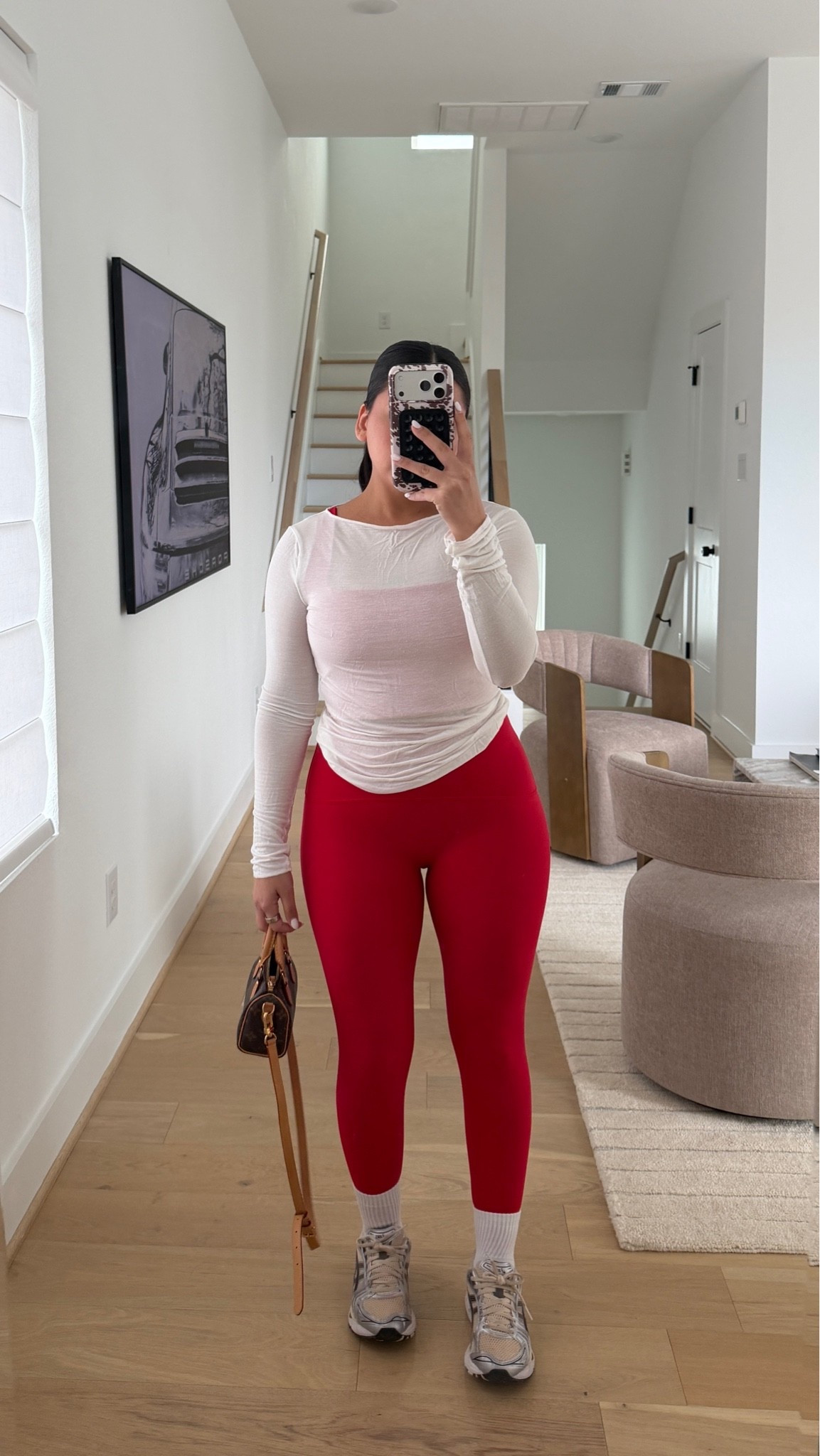 Leggings: small
Tank: small
Cover up: small
White ankle socks 
Sneakers: 6.5 women 
Nano speedy bag

#LTKootd #LTKActive #LTKSaleAlert