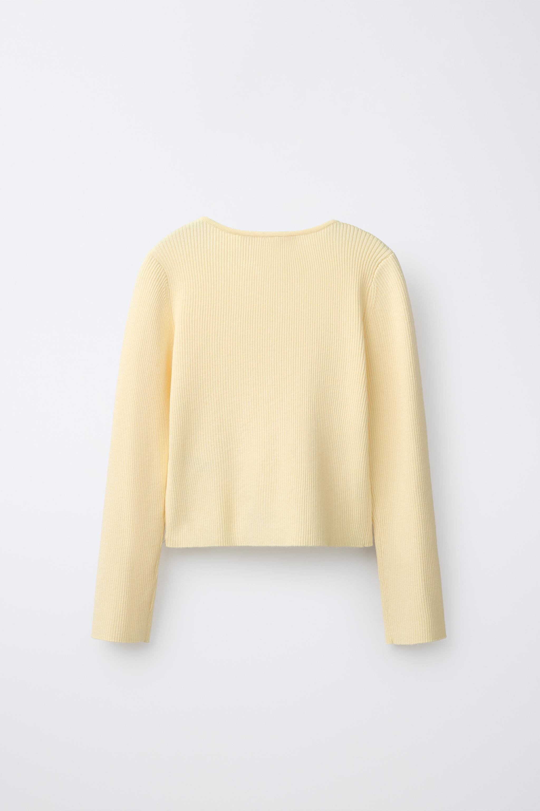 RIPPENSTRICKPULLOVER MIT RAFFUNG | Zara DE