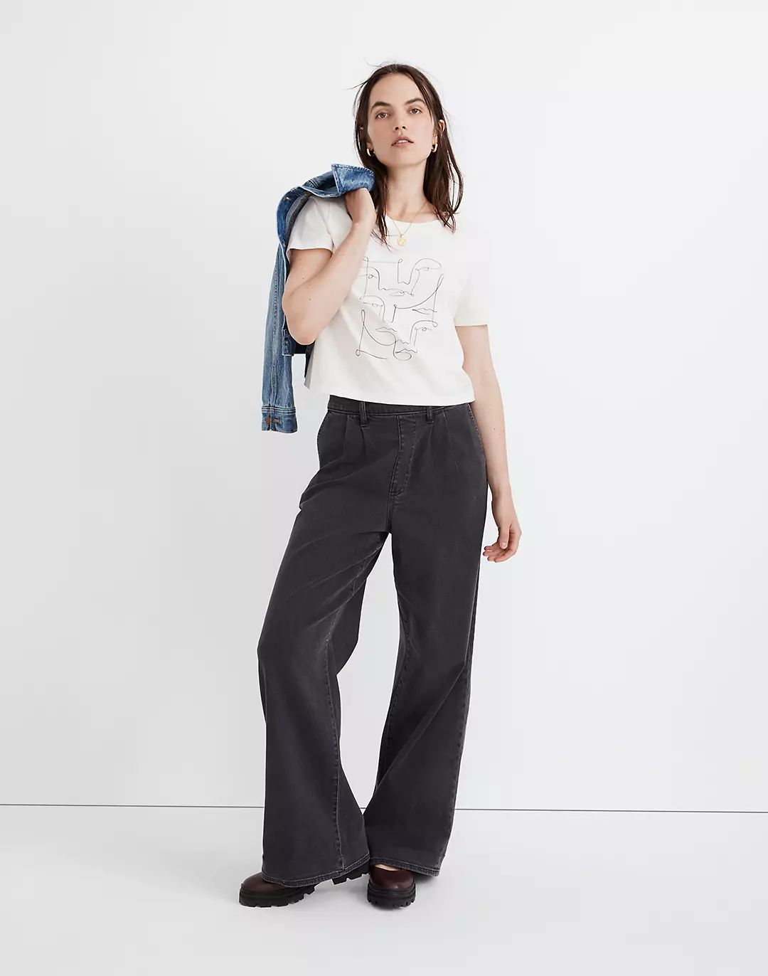 Superwide-Leg Jeans in Bessemer Wash | Madewell