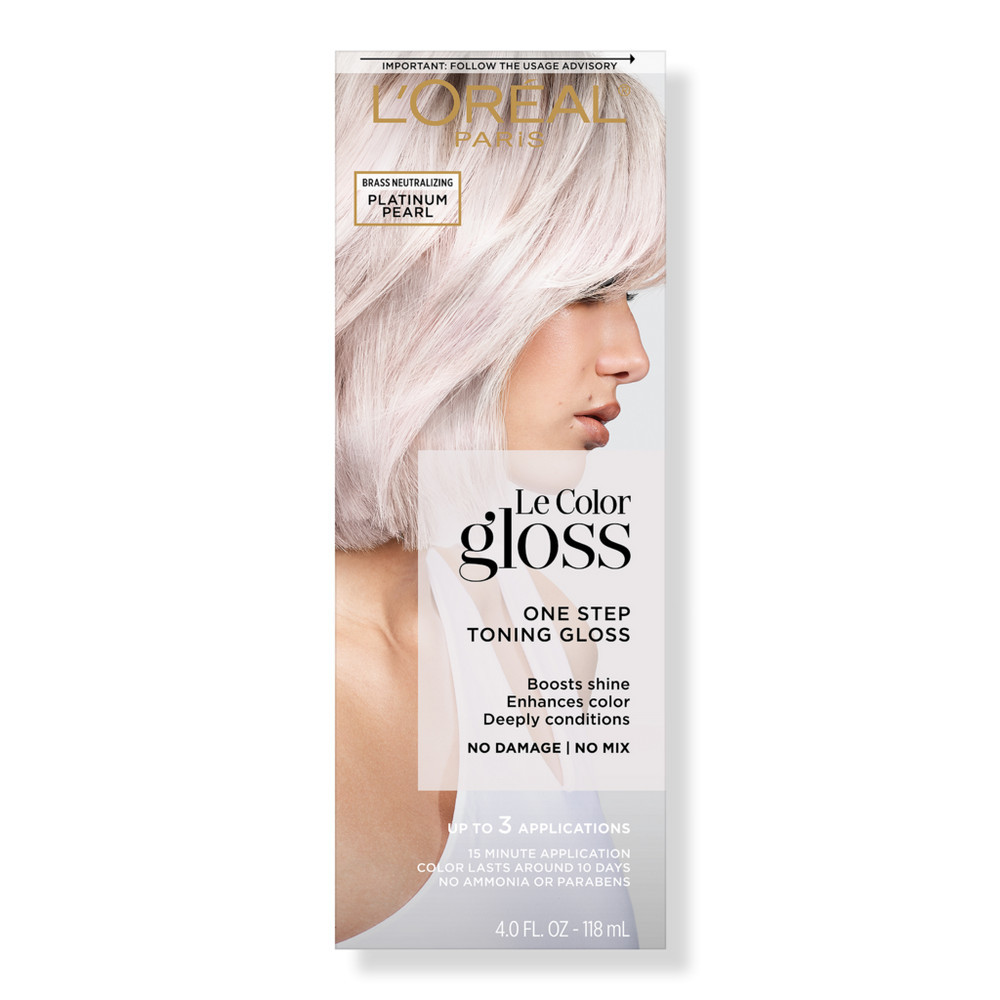 L'Oreal Le Color Gloss One Step Toning Gloss - Platinum Pearl | Ulta