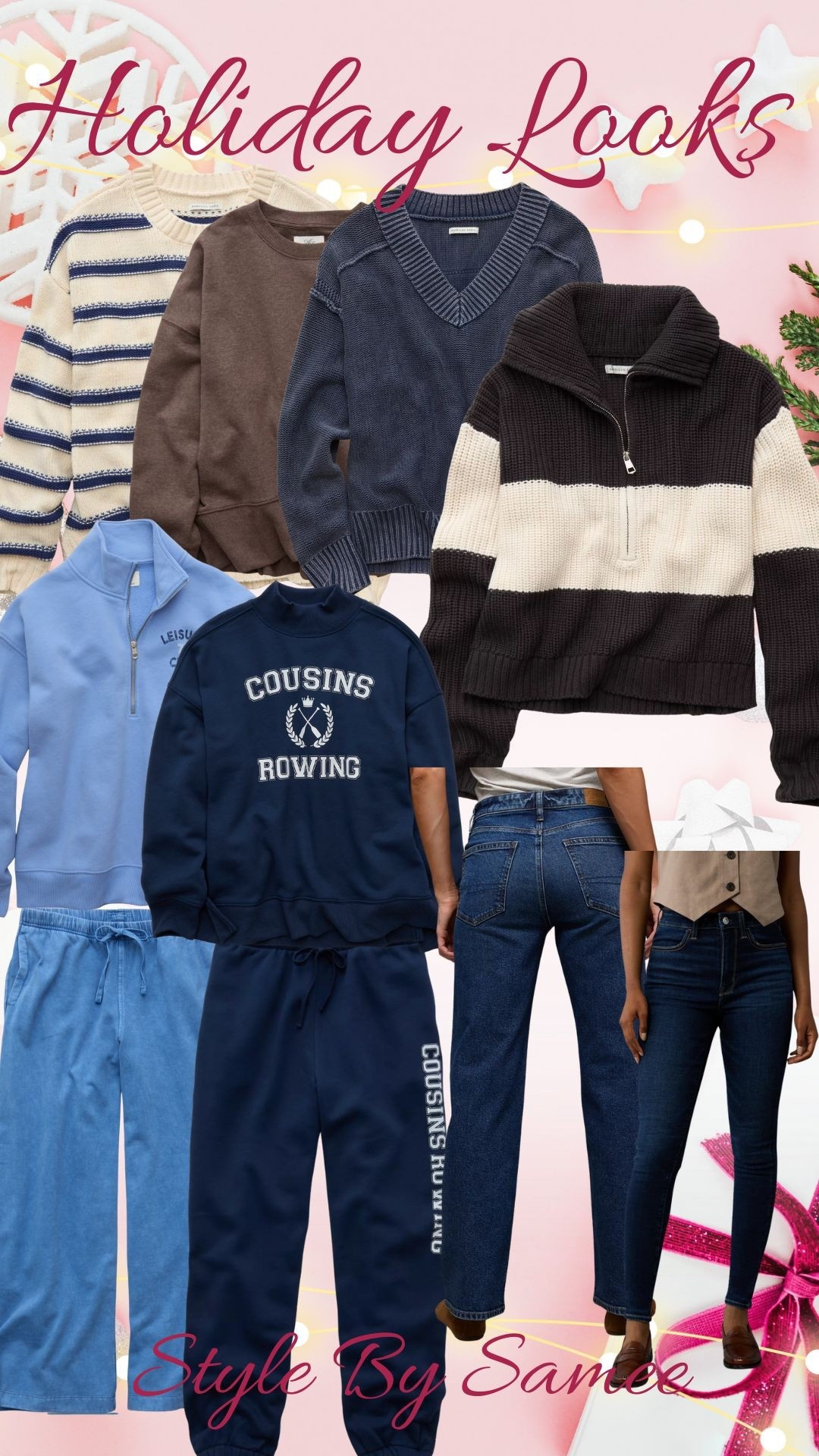 AE new Arrivals. 

Sweaters | casual | sweatsuit | denim | skinny | straight legs | AE 

#LTKHoliday #LTKSaleAlert #LTKGiftGuide