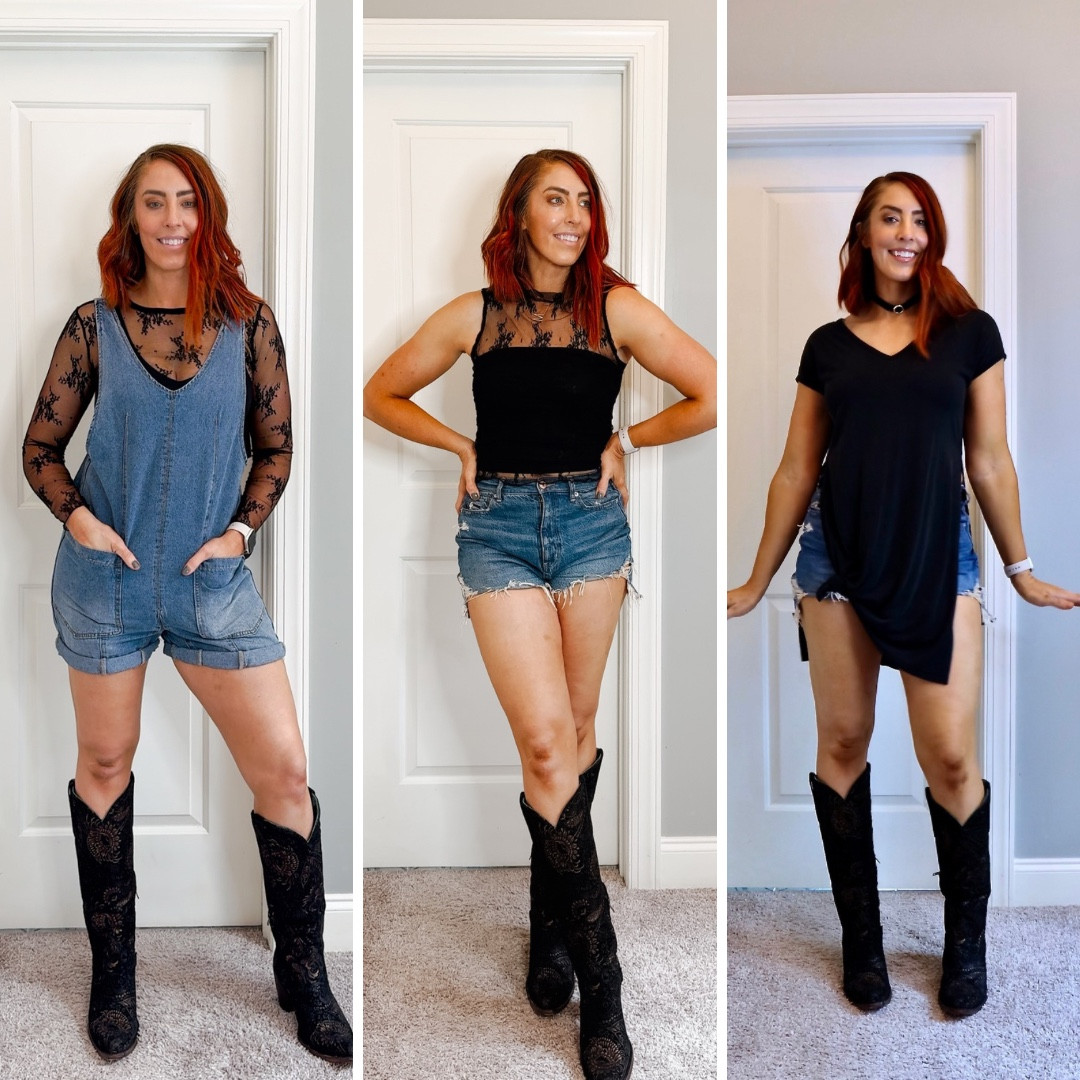 6 Summer to Fall outfits that could double as a date night look, or country  concert outfit! All styled with the same Corral Western Boots that I’m obsessed with!

summer to fall outfits, date night looks, country concert outfits, black Corral Western Boots, western-inspired fashion, transitional outfits, stylish fall outfits, versatile summer outfits, chic country concert looks, Corral Boots styling, western boots fashion, trendy date night outfits, summer to fall fashion, western style boots, casual concert outfits, country chic fashion, black boots outfit ideas, fall date night style, Corral Boots obsession, fashionable western wear

#LTKStyleTip #LTKSaleAlert #LTKShoeCrush