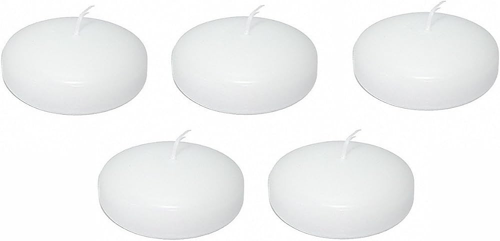 D'light Online Large Floating Candles 3 Inch Bulk Pack for Events, Centerpieces at Weddings, Spa,... | Amazon (US)