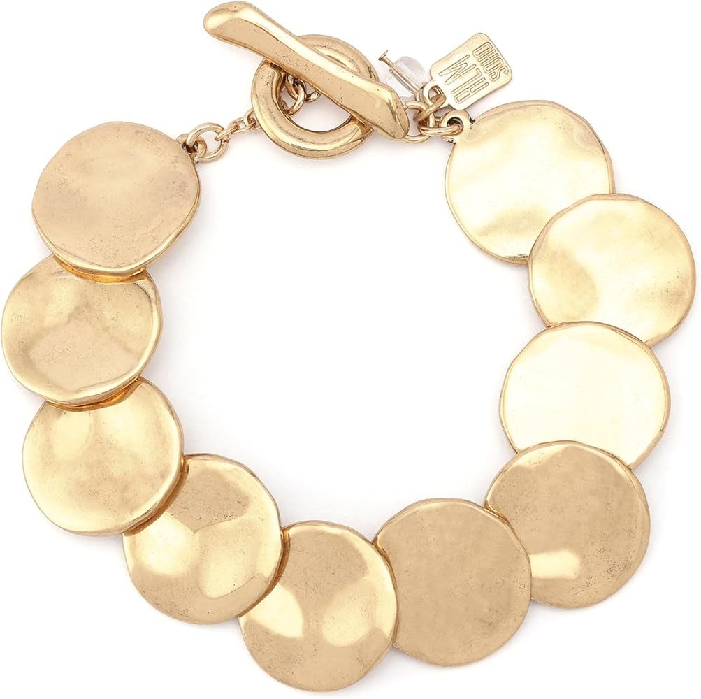 Robert Lee Morris Soho Women's Heirloom Charms Disc Bracelet | Amazon (US)