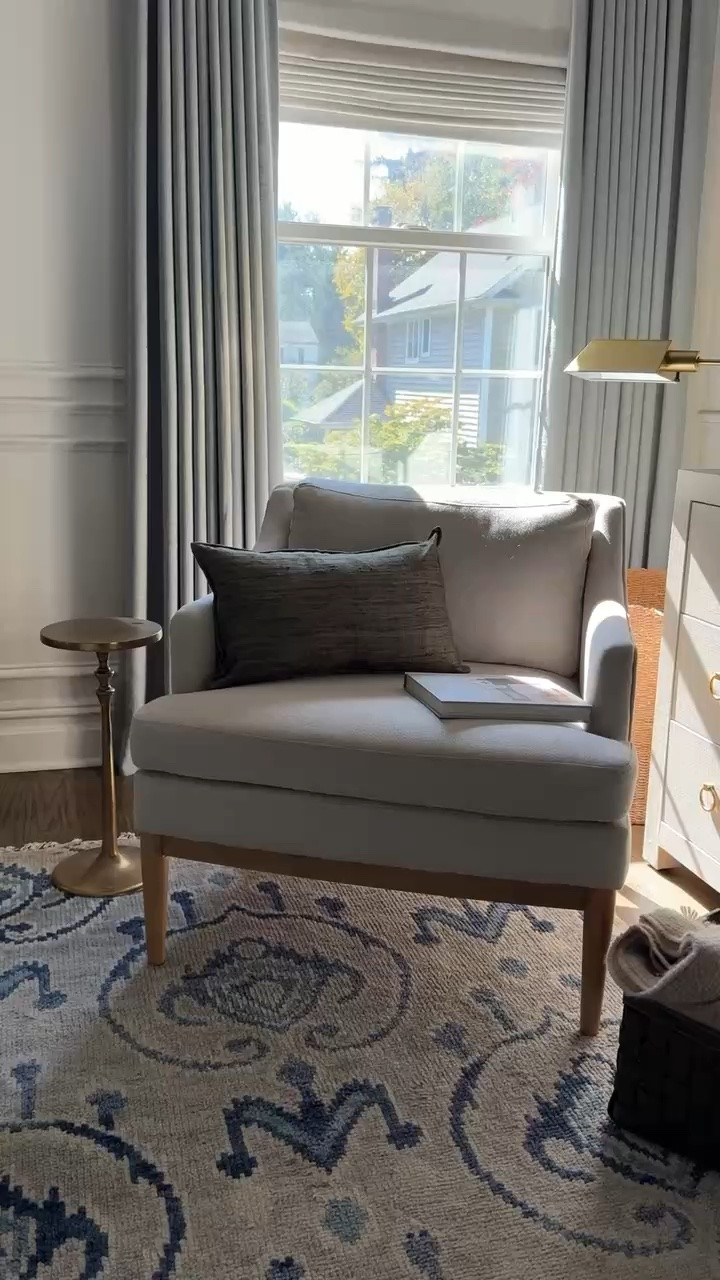 A cozy reading corner is one of my favorite little spaces to create at home. A comfortable accent chair, soft throw blanket, beautiful lighting, and a few favorite books make it the perfect spot to slow down and unwind.

cozy reading corner, reading nook ideas, accent chair, reading chair, cozy home decor, floor lamp, throw blanket, living room corner, bedroom reading nook, neutral home decor, modern coastal home, girlonthehudson