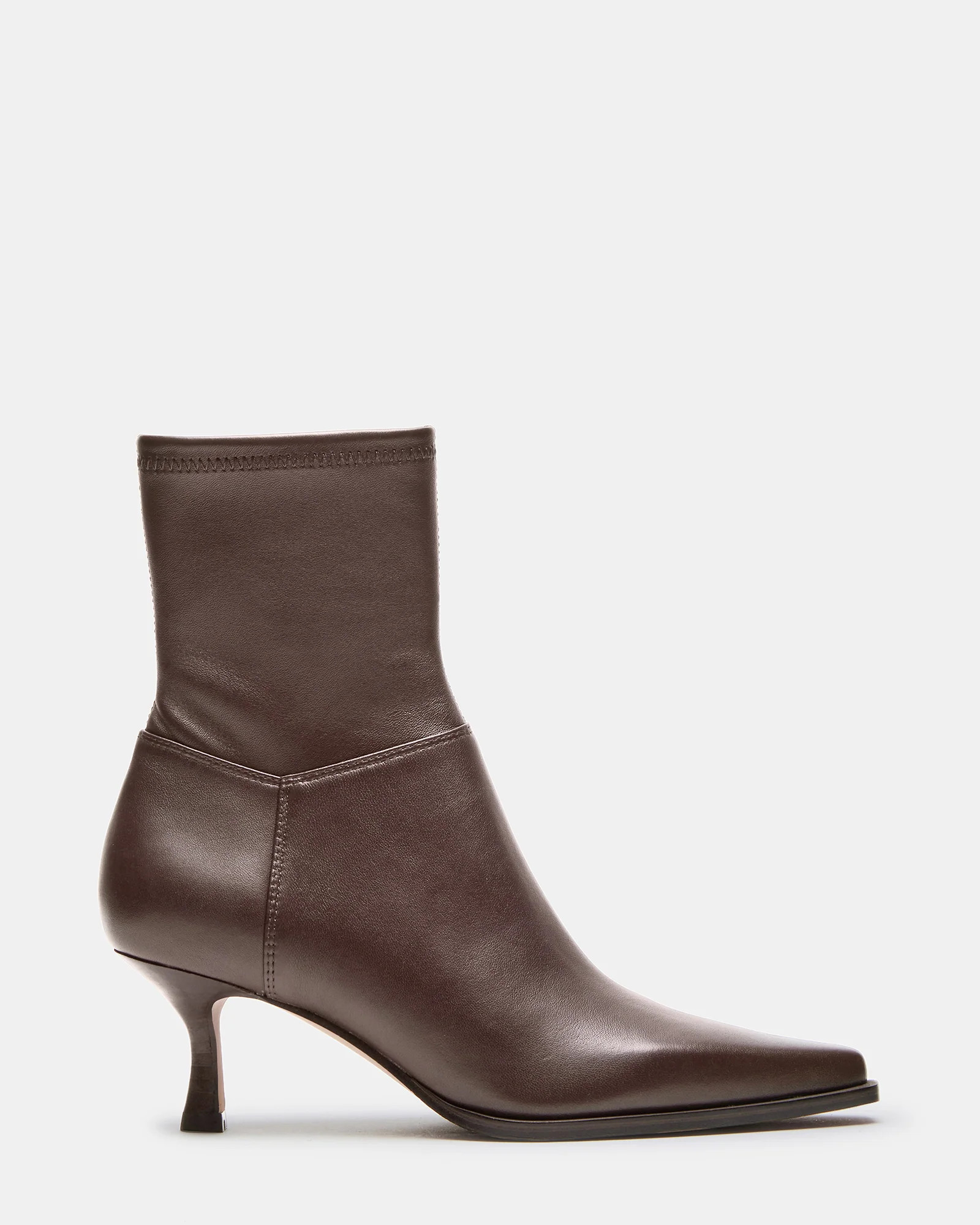 Steve Madden Women's Stasia Ankle Booties - Brown - Size 7.5 - Leather | Steve Madden (US)