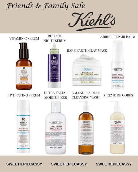 KIEHLS: Friends & Family Sale! 🖤 

The Friends & Family Sale is here & Kiehls is offering a limited time sale of 30% off sitewide, along with BOGO’s aswell! Use  code LTK30 at checkout to make sure you get those savings! You can also check out my ‘Sales’ & ‘Beauty’ collections for more of my seasonal favourites!💫

#LTKsalealert #LTKbeauty #LTKfindsunder50
