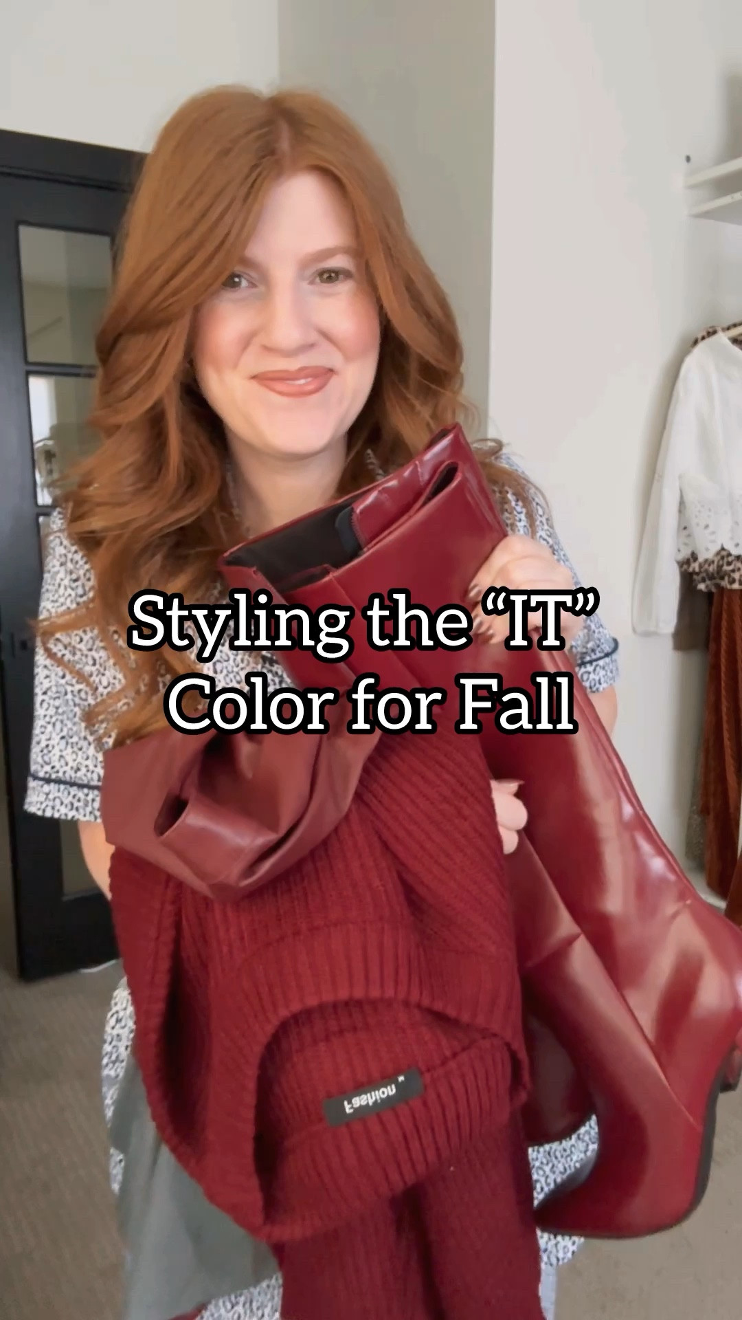 Love this color! Size medium in sweater and large in skirt. Boots fit true to size. 

Fall Outfit. 

#LTKShoeCrush #LTKStyleTip #LTKFindsUnder50