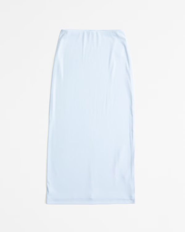 Women's Powdered Rib Knit Maxi Skirt | Women's Bottoms | Abercrombie.com | Abercrombie & Fitch (US)