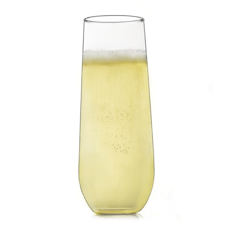 Libbey Stemless Champagne Flute Glasses, 8.5-ounce, Set of 12 | Walmart (US)