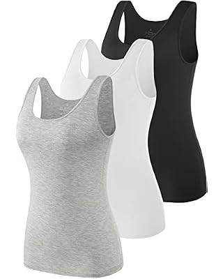 Amazon Essentials Women's Slim-Fit Thin Strap Tank, Pack of 2 | Amazon (US)