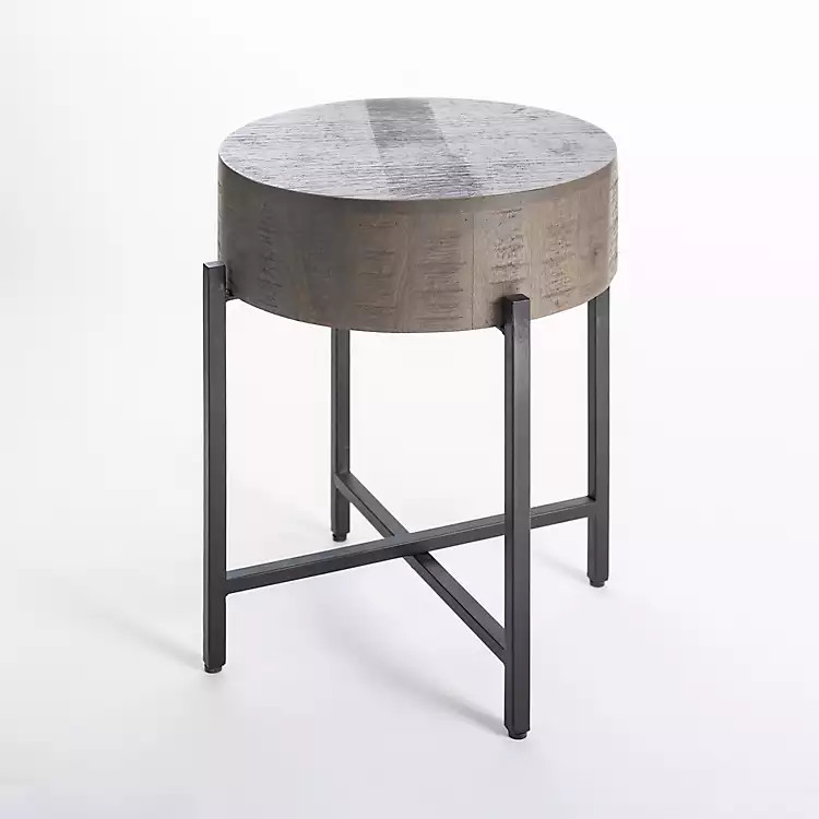 New! Jodi Mango Wood Side Table | Kirkland's Home