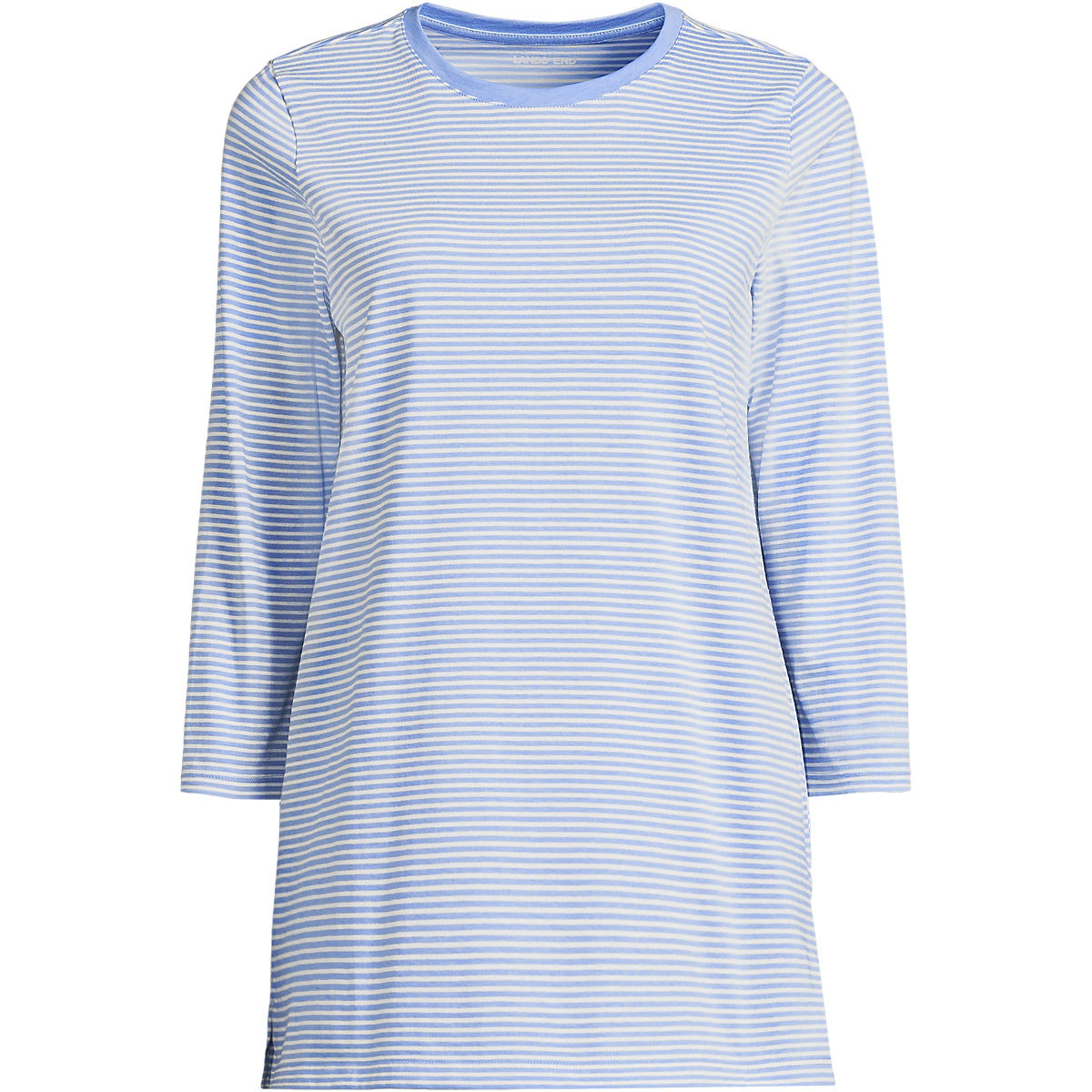 Women's 3/4 Sleeve Cotton Supima Tunic | Lands' End (US)