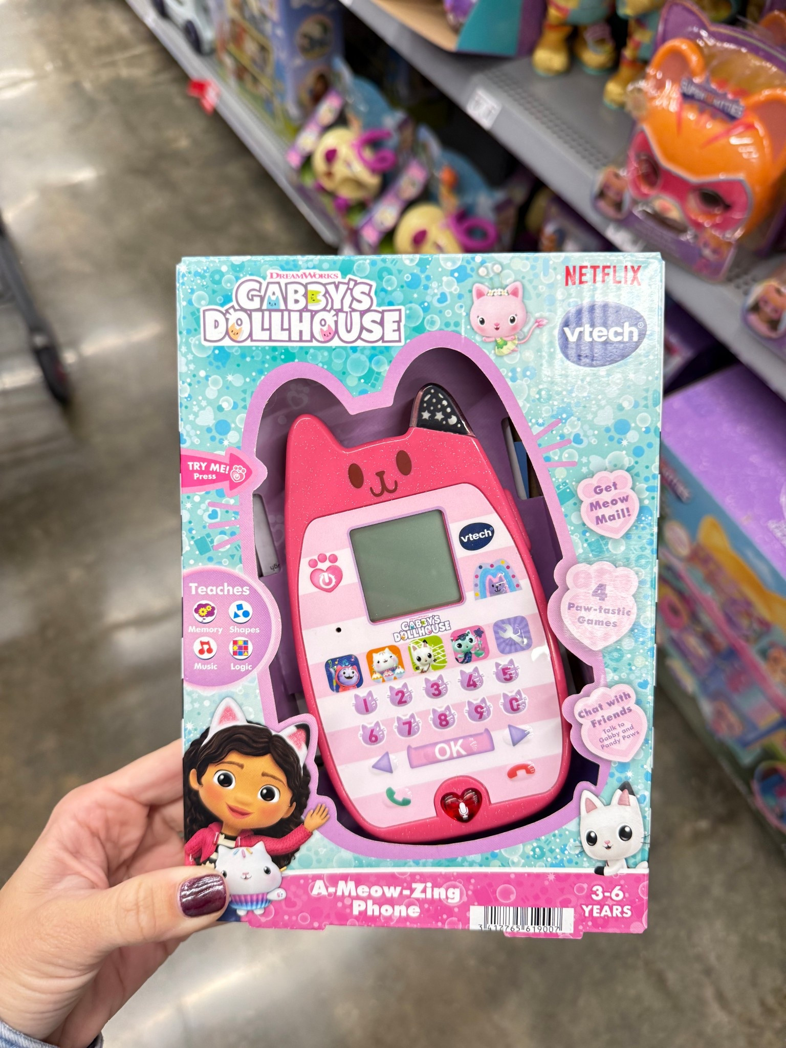 VTech Gabby's Dollhouse A-Meow-Zing Phone with Accessories, Baby and Toddler Toys

#LTKHoliday #LTKGiftGuide #LTKKids