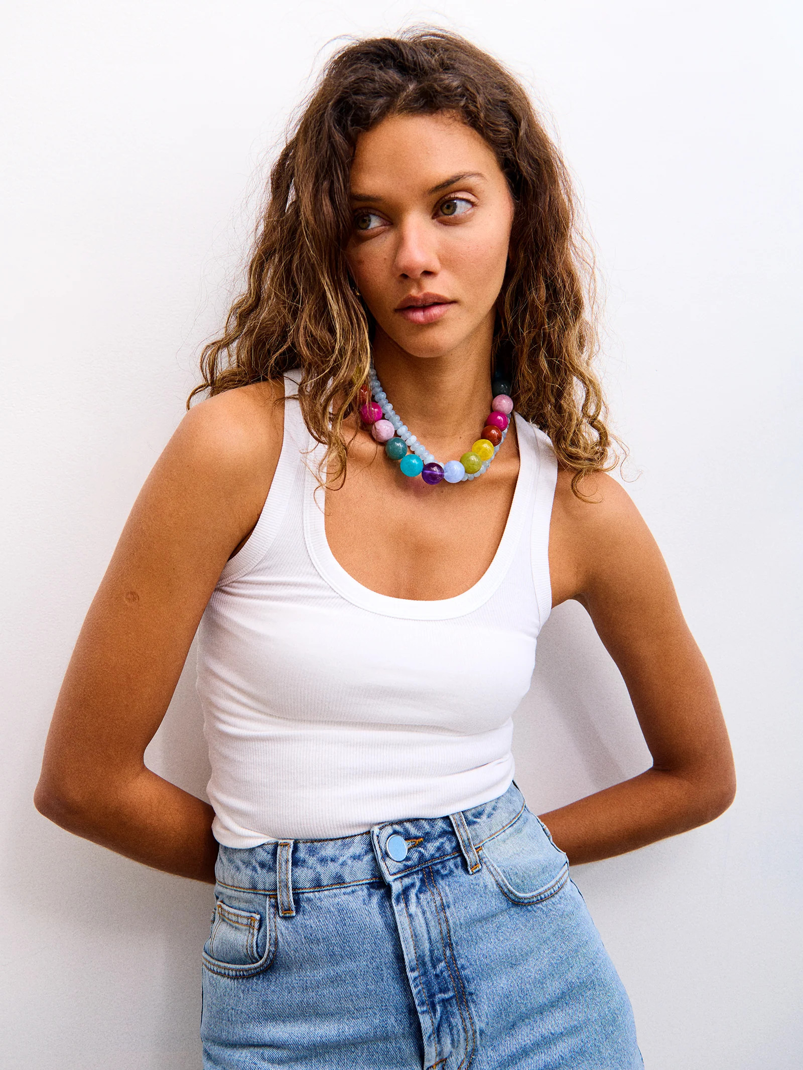 Jane Beaded Necklace - Multi | BaubleBar