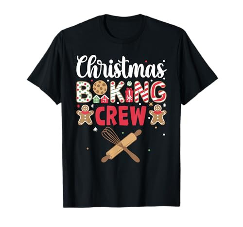 Funny Christmas Baking Crew Baking Christmas Cookie T-Shirt | Amazon (US)