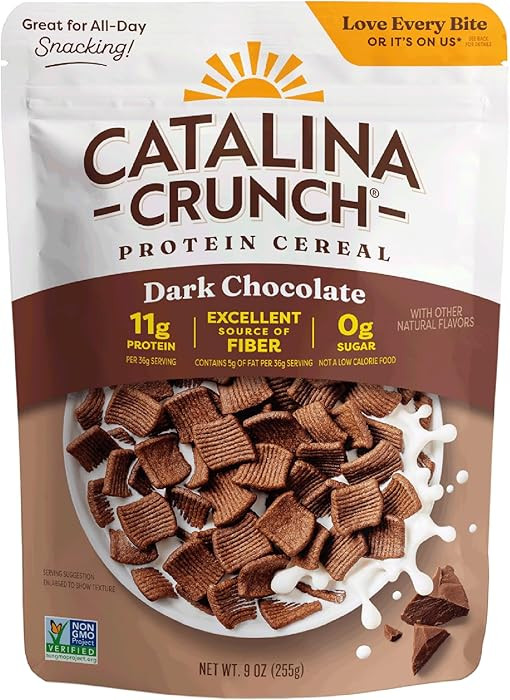 Catalina Crunch Protein Cereal - Sugar Free Breakfast Cereal with 11g of Protein - Gluten Free - ... | Amazon (US)
